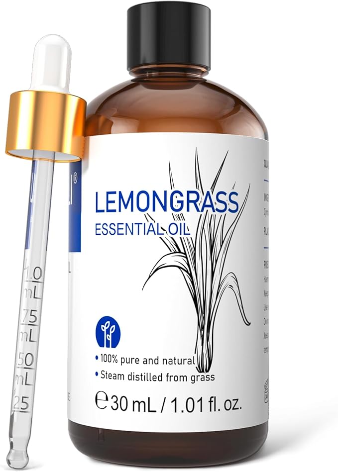 HIQILI Essential Oil - Lemongrass - 1.01 Fl. Oz