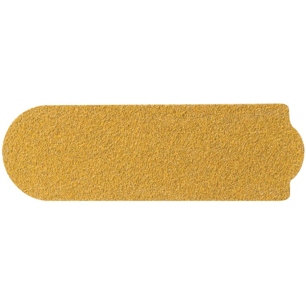 ForPro Professional Collection Stainless Steel Pedi File Refill, 80 Grit, Gold, EZ-Strip Peel Pedicure Refill Pads, 1.25” W x 4” L, 50-Count