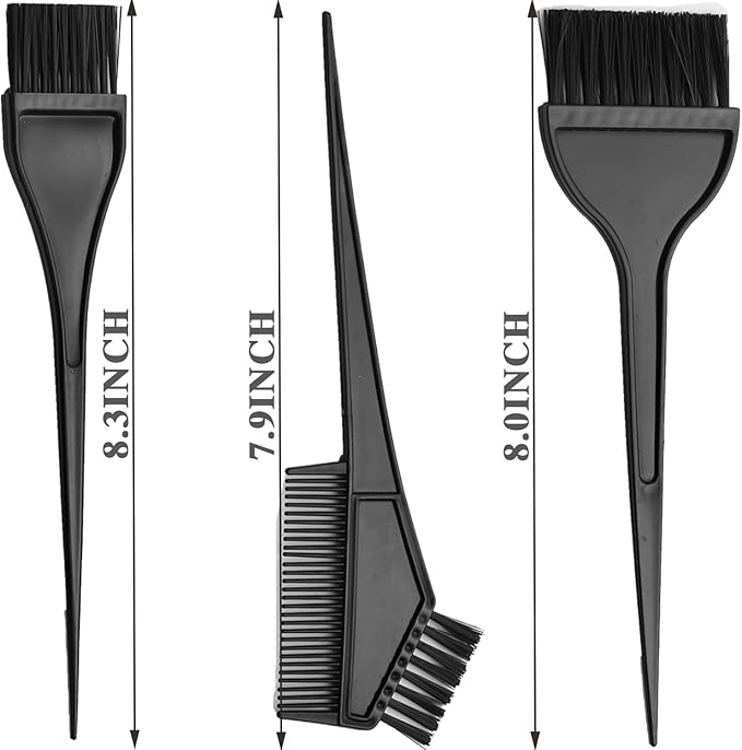 12Pcs Professional Salon Hair Coloring Dyeing Kit, Hair Bleach Dit Hair Coloring Products with Hair Dye Brush, Hair Color Bowl, Hair Clips