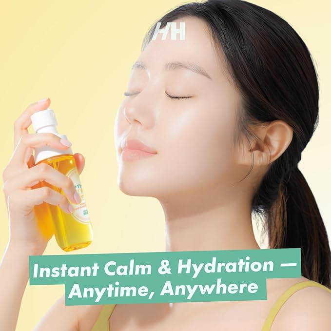 Handmade Heroes Cooling Summer Face Spray | Calming Cooling Chamomile Facial Mist for Perimenopause & Menopause | with Hyaluronic Acid and Jasmine | Sip The Tea Calming Mist