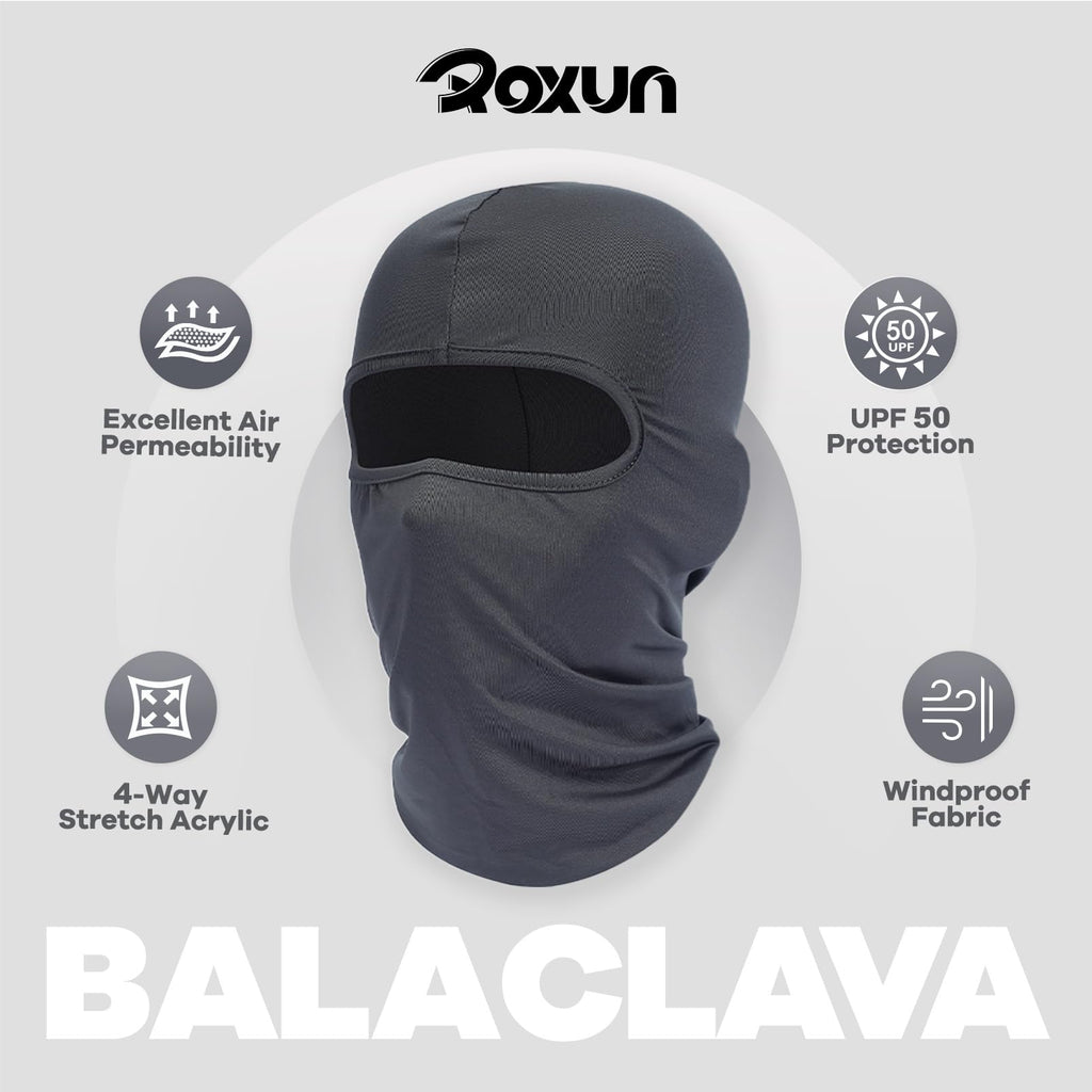 ROXUN Balaclava Ski Mask, 2 Pack Summer Motorcycle UV Protection Shiesty