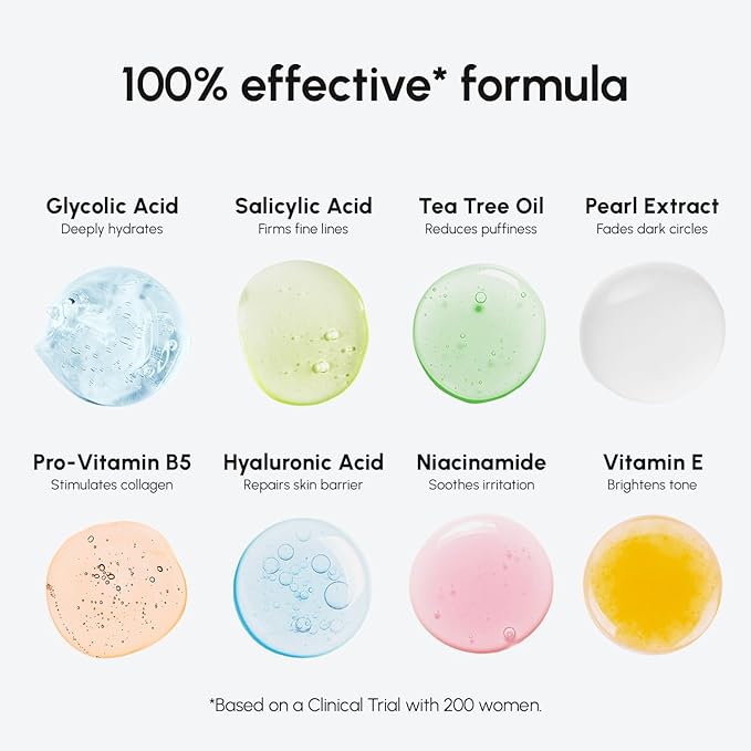 MAREE Glycolic Acid Pads - Toner Pads for Face Cleansing - Exfoliating Pad with Tea Tree Oil, Salicylic Acid & Vitamins E, B3, B5 - Facial Polishes & Peels, Skin Pore Resurfacing & Radiance - 50 Count