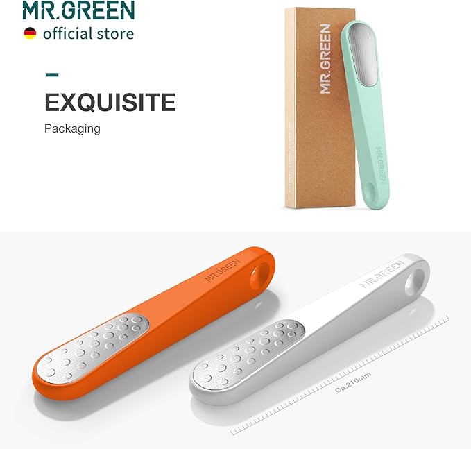 MR.GREEN Foot File Double Sided Callus Remover for Dead Skin Professional Pedicure Tools Callous Scraper Foot Sander Heel Filer (Green)