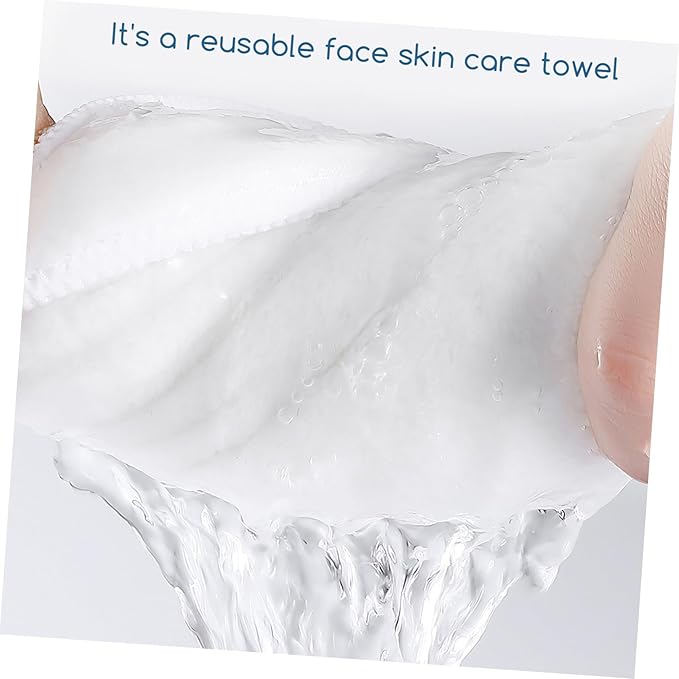 2Pcs Coral Fleece Hot Compress Towel Mask Reusable Facial Care Towels for Skin Cooling and Soothing White Color for and Beauty Treatments
