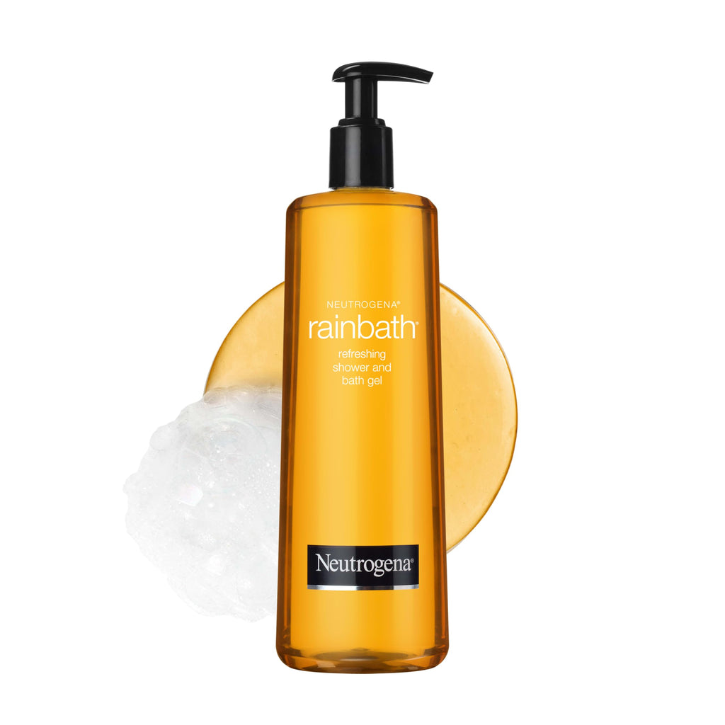 Neutrogena Rainbath Refreshing Shower Gel, Moisturizing Body Wash for Men and Women, Cleans, Softens, and Conditions Skin, Creamy Lather Ideal for Leg-Shaving, Spa-Like Experience, 32 fl oz
