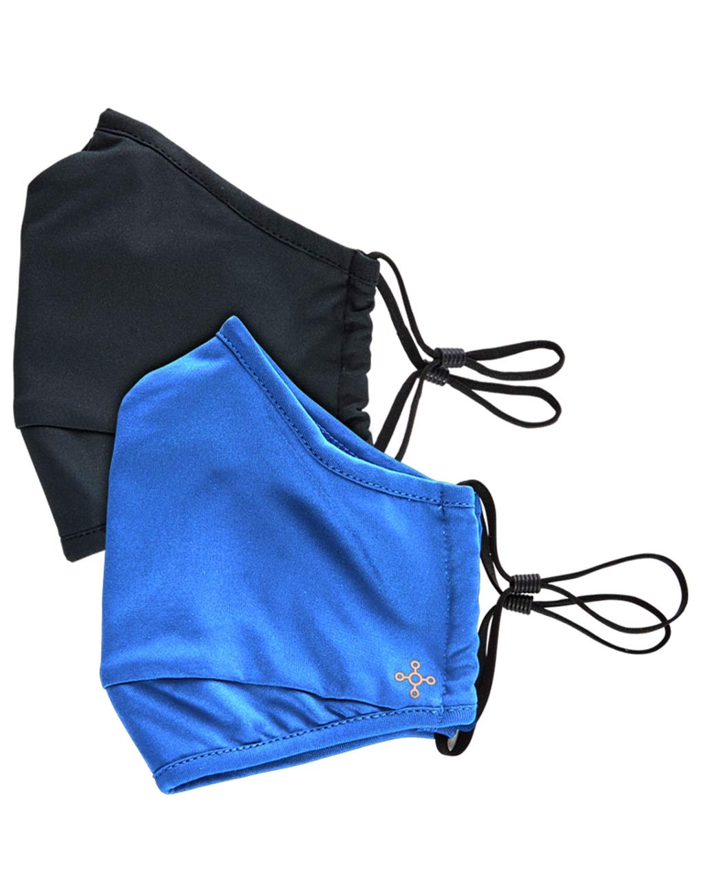 Tommie Copper Community Wear Face Masks I Double Lined, Copper Infused, Ear Straps & Nose Wire, Face Covering (Pack of 2)