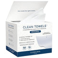 Clean Skin Club Clean Towels XL®, 100% USDA Biobased Face Towel, Disposable Face Towelette, Eczema Association Accepted, Makeup Remover Dry Wipes, Ultra Soft, 1 Pack, 50 Ct
