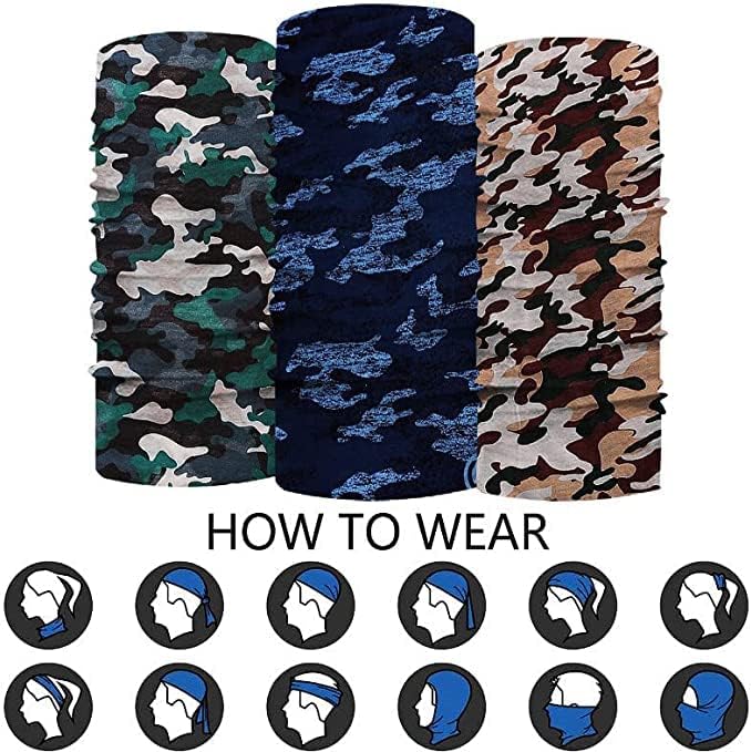 10/30/100 Pack Face Mask Neck Gaiters Scarf