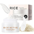 OUPEICHARM Makeup Remover Cleansing Balm, Deep Cleansing Remover Melting Balm, Hydrating Facial Cleanser with Rice, Melt Stubborn Waterproof Make Up, Mascara, Lips, Face, Eye Liner - Vegan Skincare