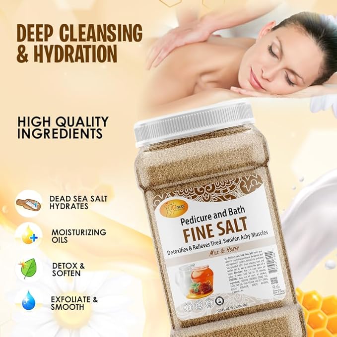 SPA REDI Professional Pedicure Foot Soak & Mineral Replenishment Whirlpool Treatment, Therapeutic Hydration, Not Dehydration, Replenishes Skin Barrier and Protects Salon Equipment Longevity 128 Oz