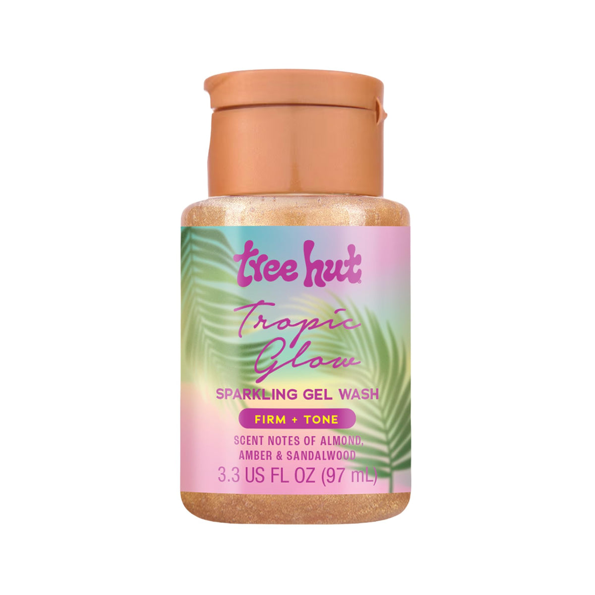 Tree Hut Mini Tropic Glow Foaming Body Wash, Travel Size, 3.3 Fl Oz