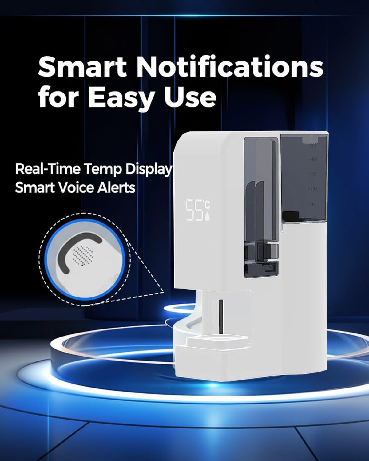 Hot Towel Dispenser, 2026 Upgraded Automatic Hot Face Towel Warmer Machine, Heats Up in 5 Seconds, Home Salon Equipment, for Facials, Smart Voice Alerts with Compressed Towels (1Set+100Pcs Towels)