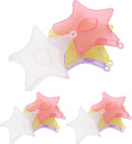 12pcs Star Shape Eyelash Storage Case Set Colorful False Eyelashes Organizer for Travel and Makeup Storage