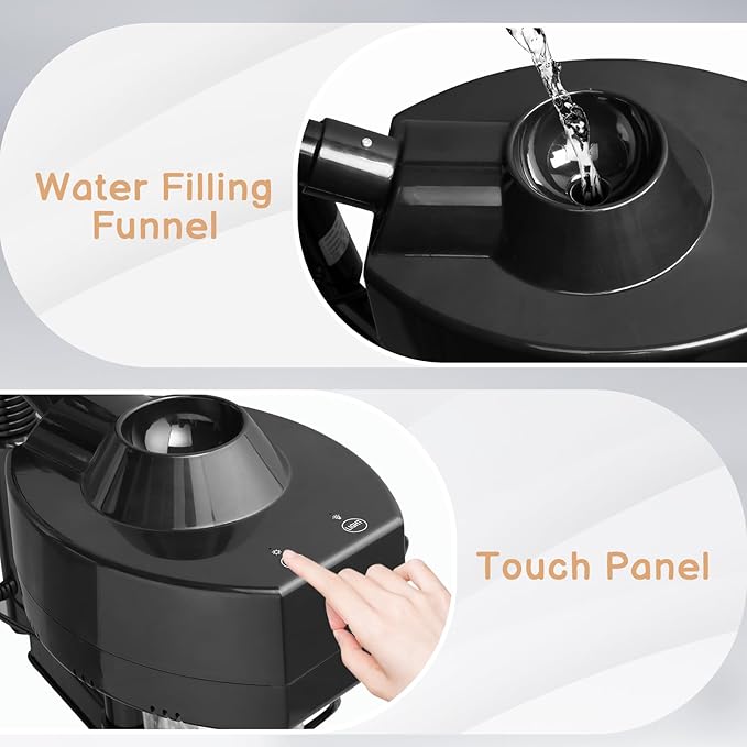 Winado 2 in 1 Professional Facial Steamer with 5X Lamp and Touch Screen