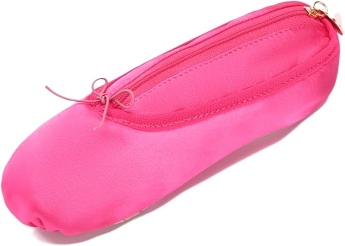 CECKQUE Ballet Pointe Shoe Makeup Bag Dance Recital Gifts for Girls