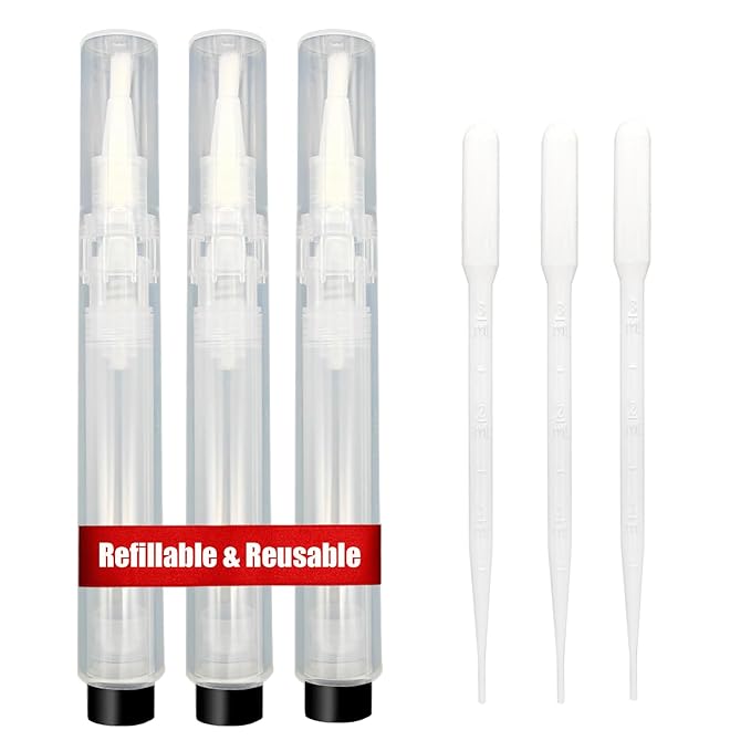 URGINO Cuticle Oil Pen, 3 Pack, Refillable