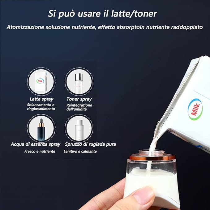 FATUXZ Handy Nano Mist Sprayer with Skin Analyzer Moisture Tester