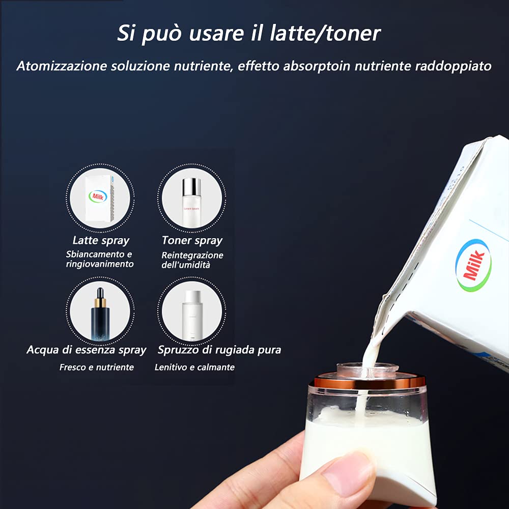 FATUXZ Handy Nano Mist Sprayer with Skin Analyzer Moisture Tester