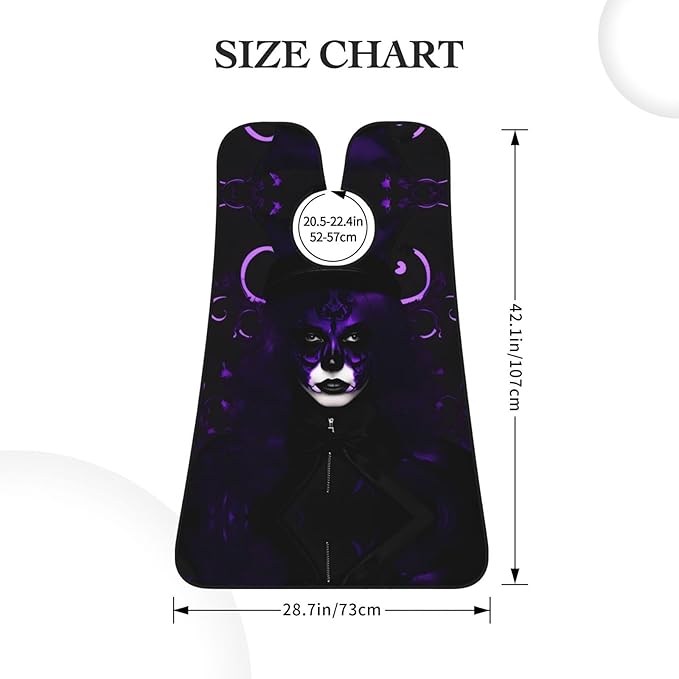 Rabbit Background Print Beard Bib Shaving Apron, Beard Hair Trimming Cape Gift For Dad