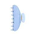 OideGuiing Durable Acetate Hair Clips - 4-Inch Sequin Blue Claw Clips for Fine and Thick Hair (Sequin Blue)