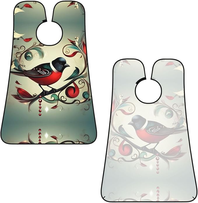 Tropical Fruit Pineapple Print Beard Bib Shaving Apron, Beard Hair Trimming Cape Gift For Dad