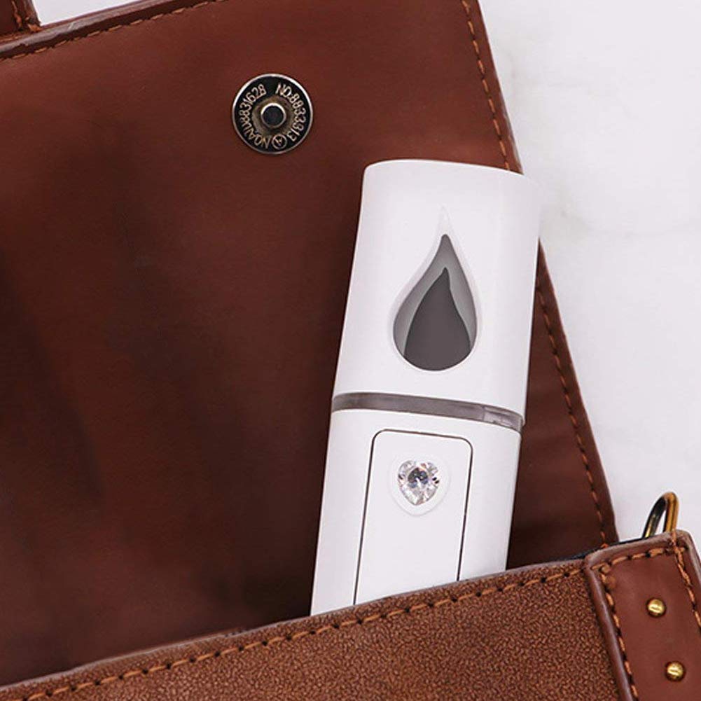ZOMFOM Nano Face Sprayer Mini Facial Steamer Mist Spray, White