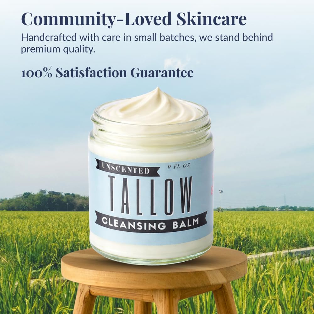 All-Natural Cleansing & Moisturizing Tallow Balm 9oz