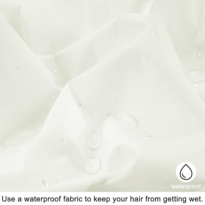 Edoneery Reusable Shower Caps for Women, Waterproof Long Hair Bonnet