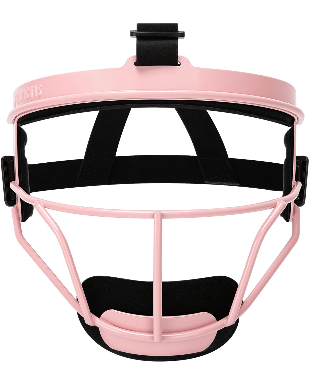 Dinictis Softball Face Mask, Lightweight, Comfortable, with Wide Field Vision, Durable and Safe Face Guards, Premium Protective Softball Fielder's Mask-Pink-Youth(M)