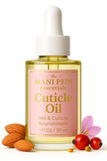 The Mani Pedi Essentials Nourishing Cuticle Oil enriched with Jojoba Oil, Vitamin E & Sweet Almond Oil. Manicurist's Choice for Healthy, Nourished Nails & Cuticles – 1 Fl Oz