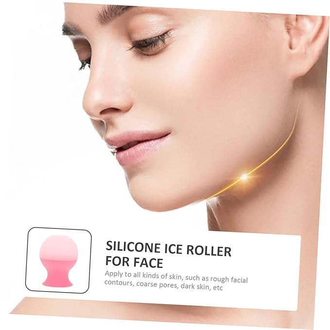 CALLARON Silicone Face Ice Roller for Skin Care Durable Icing Tool for Face and Eye Easy to Grip for Relaxation and Reducing Puffiness present for Friends and Family