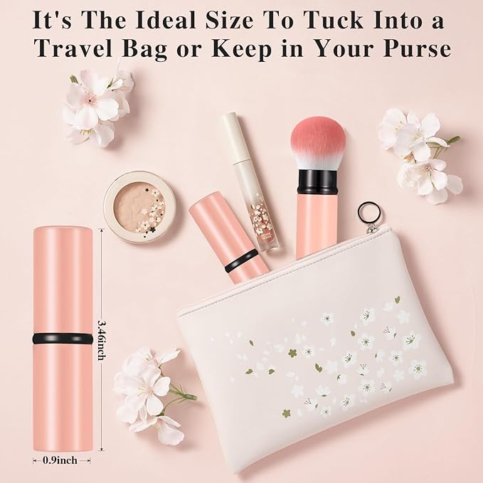 Retractable Makeup Brush, Travel Kabuki Face Blush Brush