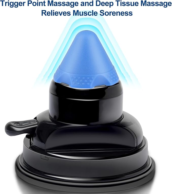 Mountable Massage Ball 3-in-1 Muscle Recovery Massager for Pain Relief