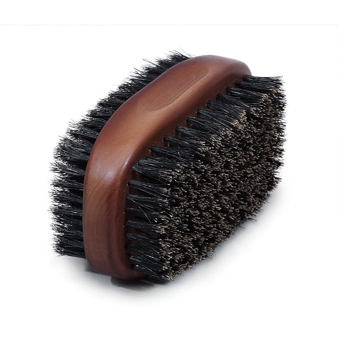 Firstline Wav Enforcer Double-Sided Military Boar Bristle Brush (Pack of 3)