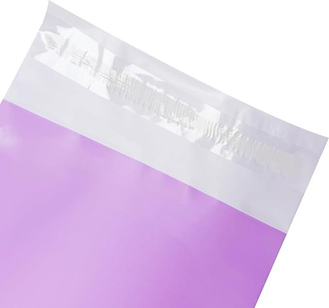 Disposable Sanitary Bags, 100 Pcs, Purple, Self-sealing, Odor-proof, Rectangular, Plastic, 10" x 6" Bags for Feminine Hygiene, Personal Waste, or Pet Waste
