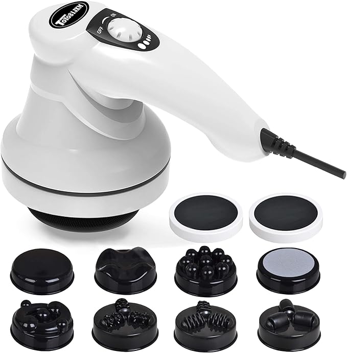 TOTO81JXM Cellulite Massager – Body Sculpting Machine with Lymphatic Drainage & Skin Tightening for Belly Butt Stomach Legs Arms Fat, Lipo Roller Massager After Surgery, Widearea & Adjustable Speed.
