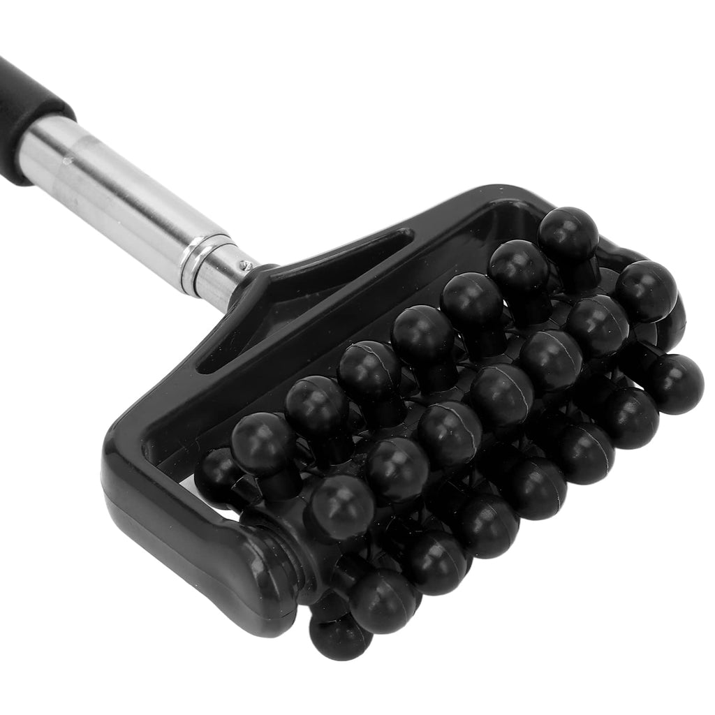 Ymiko Massage Stick for Men and Women – Telescopic Granular Body Roller for Neck, Back, Legs – Portable Relief Tool (Black)