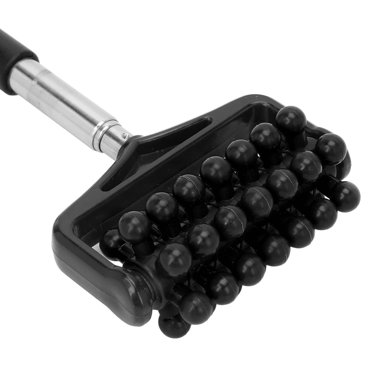 Ymiko Massage Stick for Men and Women – Telescopic Granular Body Roller for Neck, Back, Legs – Portable Relief Tool (Black)