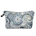 Deanfun Makeup Case Small, Cosmetic Zipper Bag Waterproof for Purse Mini, Women Cute Traveling Accessories Pouch for Ladies Thanksgiving(Mandala D2-51559)