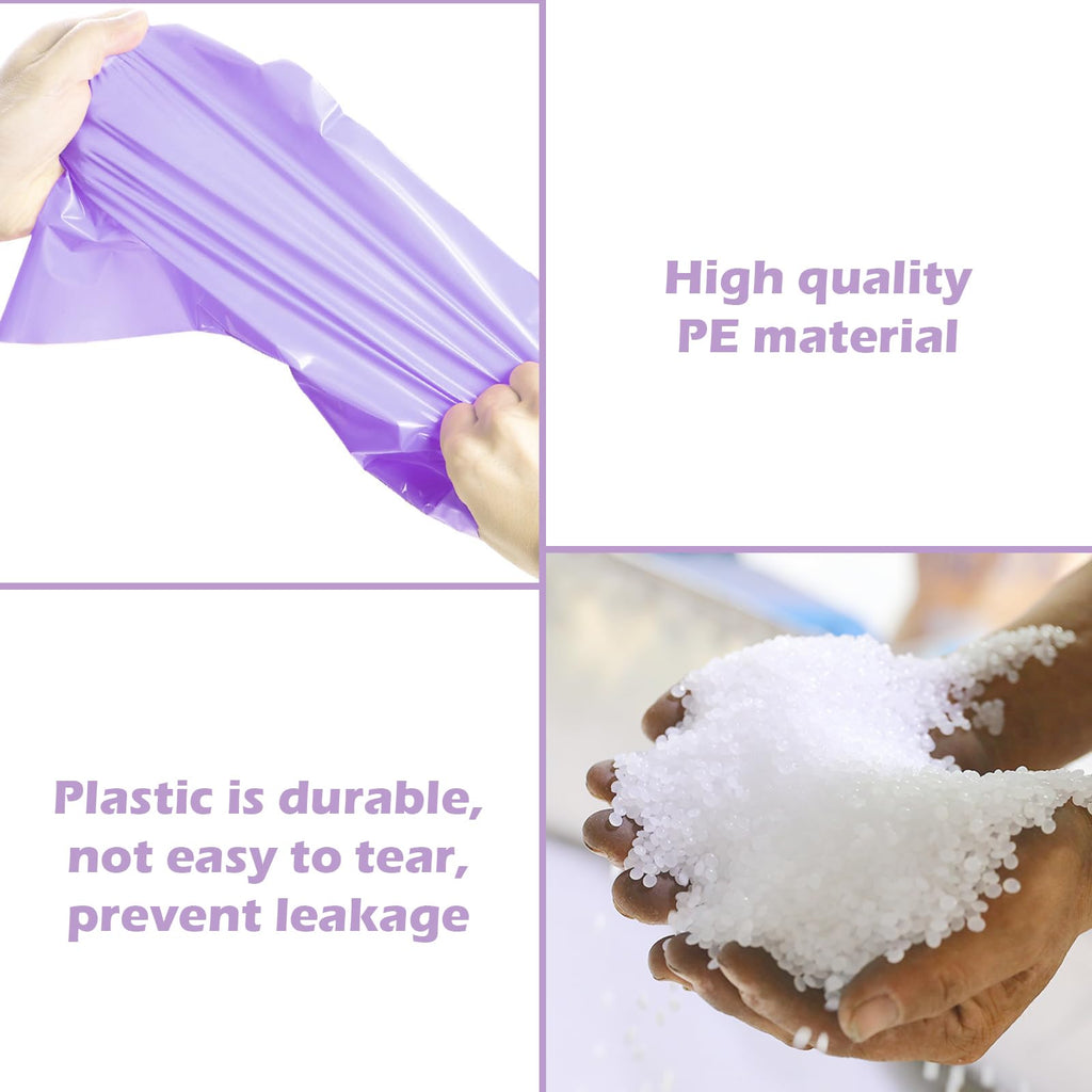 ZSMKJIAYE 200 Pcs Purple Sanitary Napkin Disposal Bags,Sealable Tampon Disposal Bags, Prevents Odours Thickened Size Feminine Hygiene Bag for Sanitary Napkins and Pads,Disposable Tampon