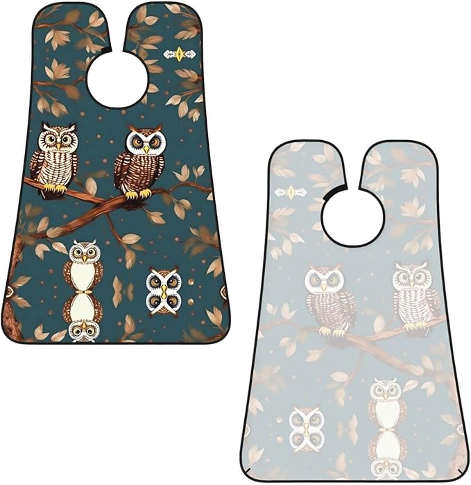 Pansy Perfection Print Beard Bib Shaving Apron, Beard Hair Trimming Cape Gift For Dad
