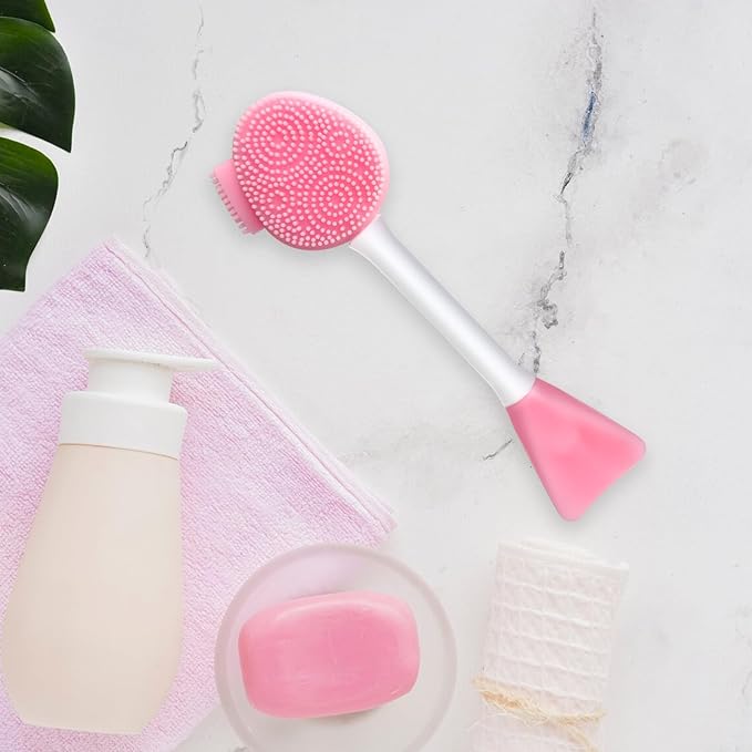MUIIGOOD Silicone Face Scrubber Face Mask Brush Exfoliating Lip Cleansing Facial Cleansing/Wash Brush Exfoliator Blackhead Skin Care Tool Makeup Removes Dead & Dry Skin for Women Grils Men