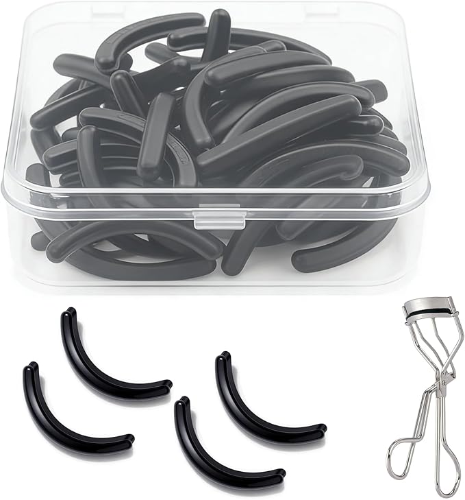 Cioohan Compatible with Tweezerman Eyelash Curler Refills,28，80，100 Pack Silicone Eye Lash Curlers Refill Pads Compatible with Tweezerman Eyelash Curler.