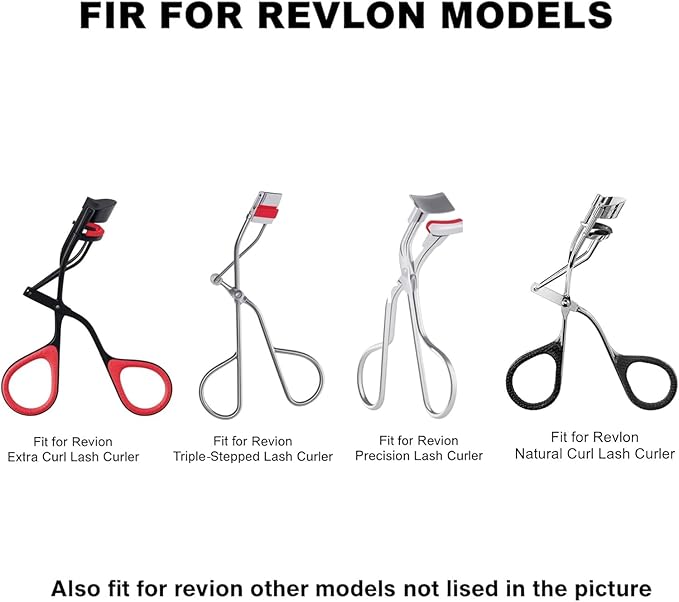 36Pack Compatible with Revlon Eyelash Curler Refills,High Elasticity Silicone Lash Curlers Refill Pads Compatible with Revlon Eyelash Curler.