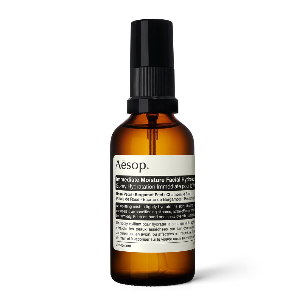 Aesop Immediate Moisture Facial Hydrosol, Rose Petal-Infused Face Mist, 2oz