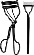 Acavado Professional Eyelash Curler with Lash Comb – Award-Winning Design – Pinch-Free, Effortless Curl for a Lash-Lift Effect in Seconds, Perfect for Home or Travel, Grey Black