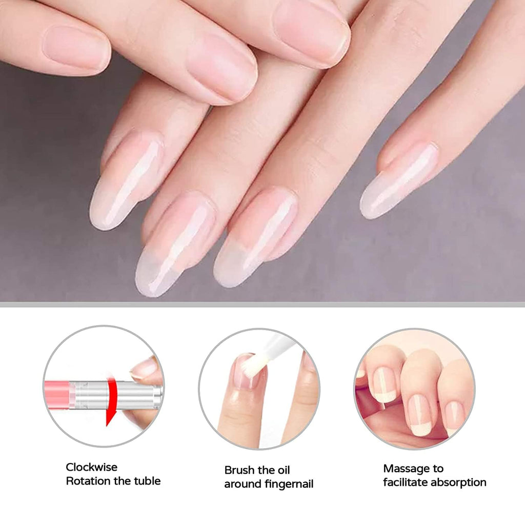 AIJIMEI 8pcs Cuticle Oil Pens Cuticle Oil Nail Oil Cuticle Nail Nutrition Oil Cuticle Oil Pen for Nails Moist Nail Repair Nail Care Essential Oil Moist