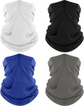 ROXUN Neck Gaiter, 4 Pack Summer Cooling Breathable Face Mask for Outdoors