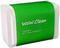 WoW.Clean Disposable Bath Shower Sponge 1 Dozen-12 Counts . Easy to Carry, Clean Shower Supplies for Travel or Camping, White