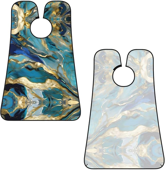 Beautiful Peacock Print Beard Bib Shaving Apron, Beard Hair Trimming Cape Gift For Dad